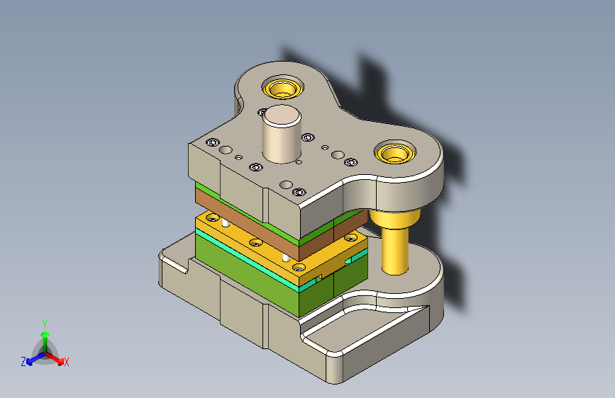 空调支架级进模设计