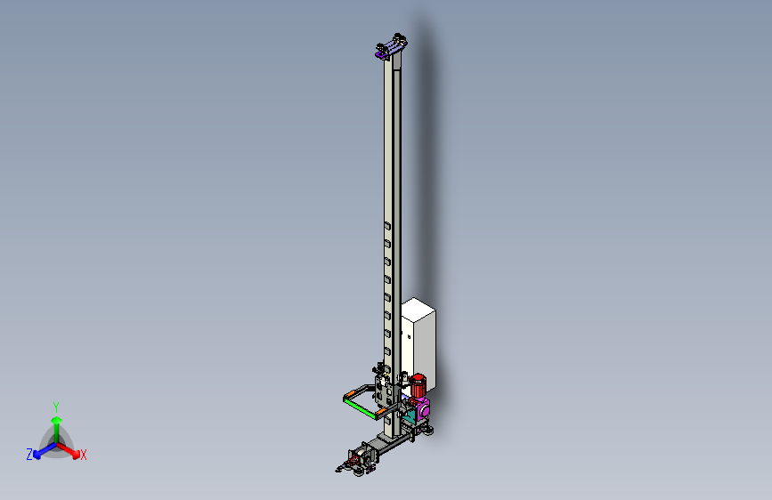 50kg双向单立柱堆垛机