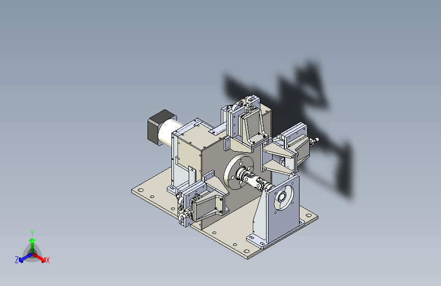 传感器检测机机构3D图纸 Solidworks设计