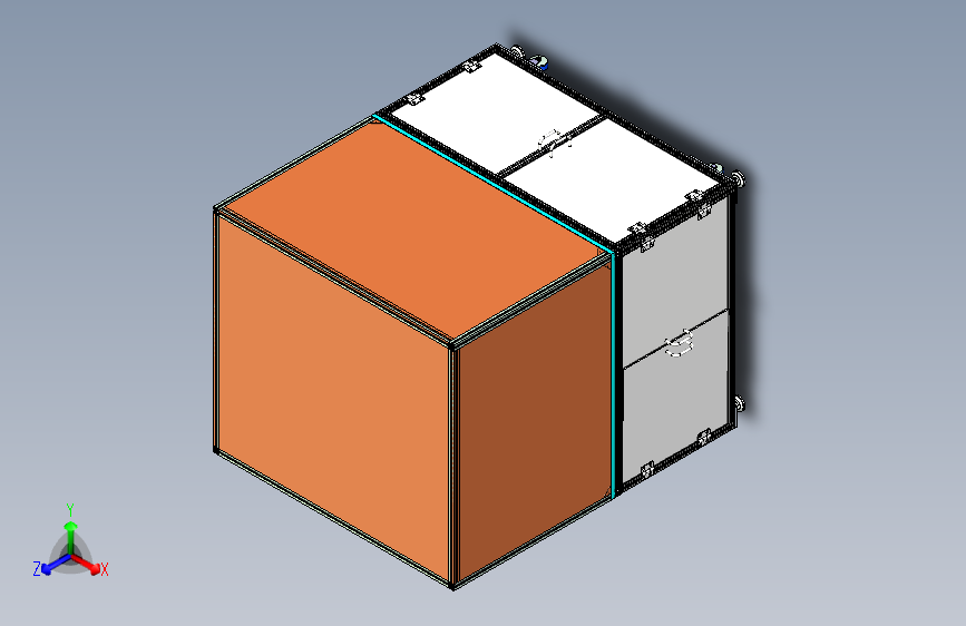 打胶设备外框架设计