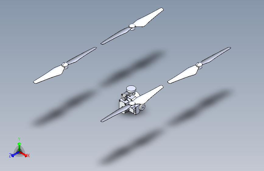 大疆无人机简易模型
