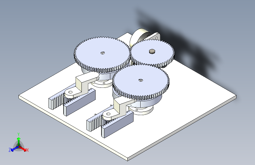 电冰箱自动开关门设计
