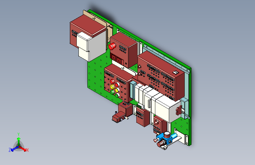 电气控制集成布置三维设计