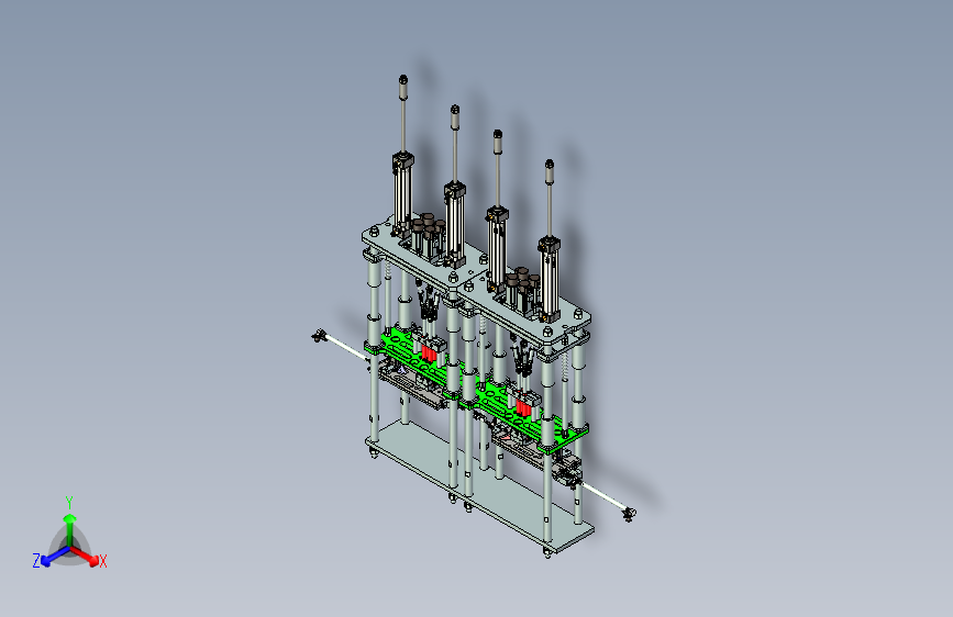 多电批自动化锁螺栓机构设计