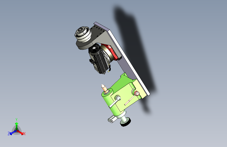 非标卧式铣削专机设计