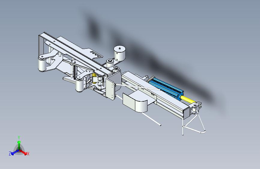 封箱压边机构设计