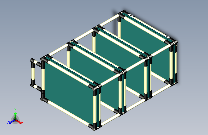 精益管摆盘周转车