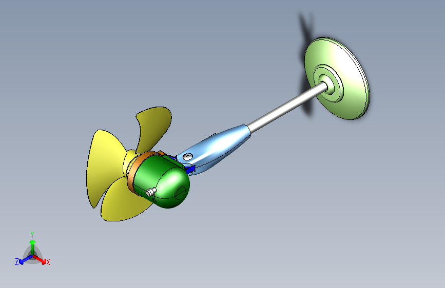 落地风扇三维模型设计