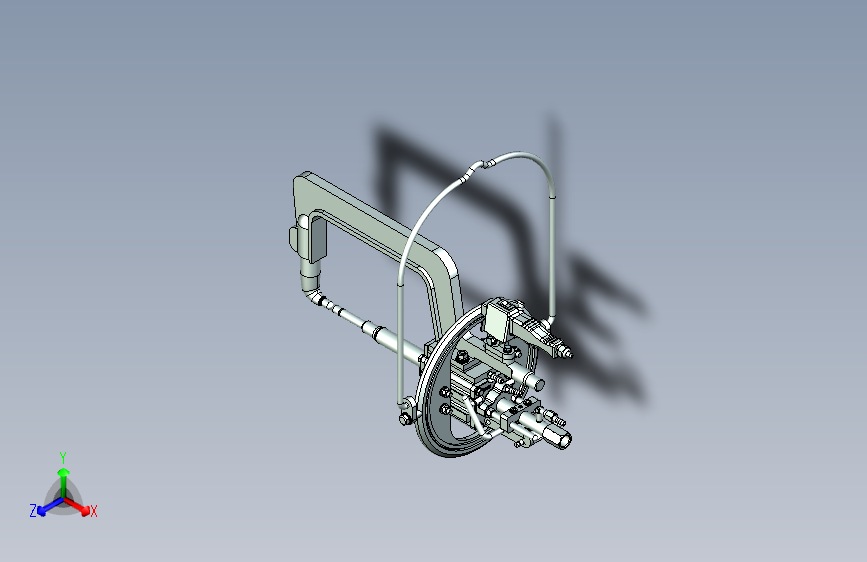 汽车白车身焊钳三维设计