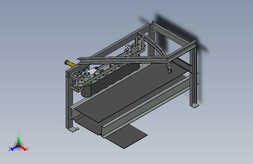 带式输送机转向机构solidworks设计
