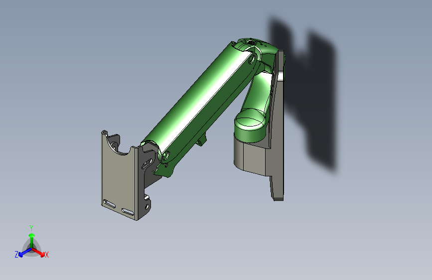 手动显示器支架