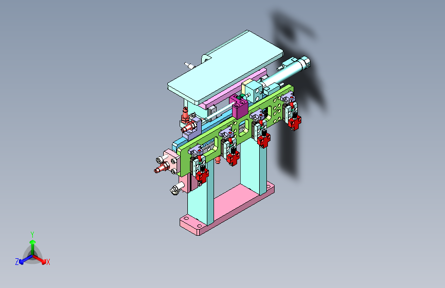 四工位机械抓手设计