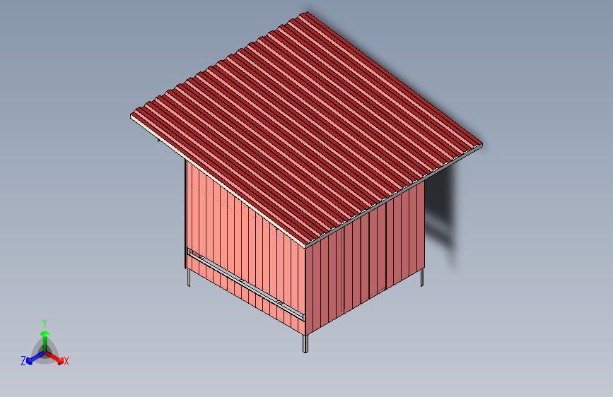 小房子SolidWorks模型