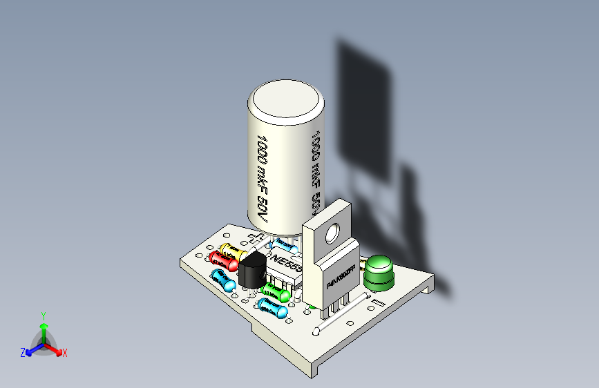 小型DIY电路板模型设计