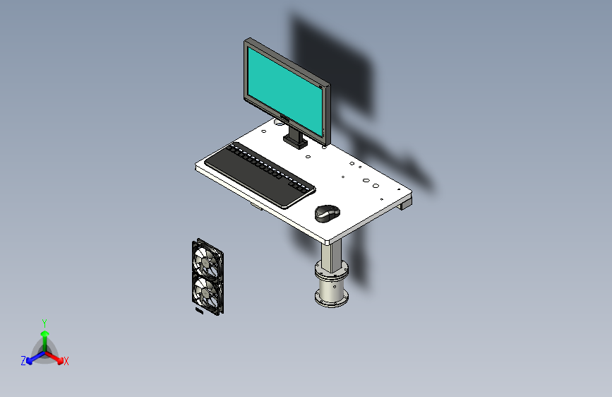 新电脑主机概念模型