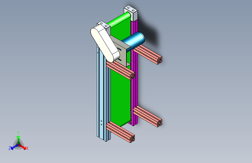圆片电池输送线设计