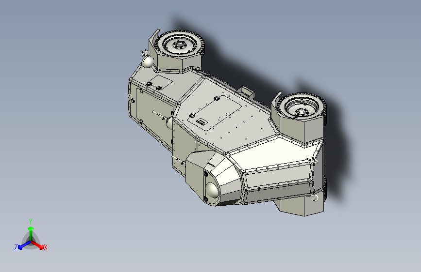 装甲车造型3D图纸