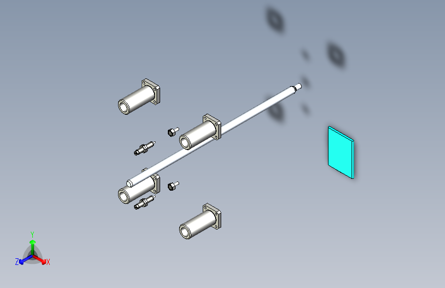 自动上下料盒机构3D模型