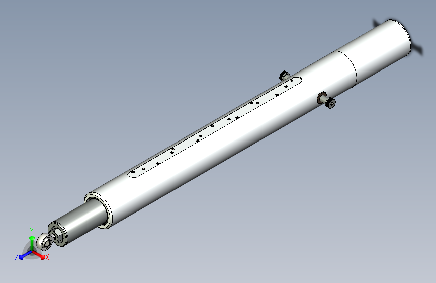 300mm行程电动推杆模型