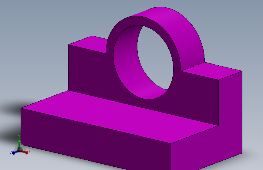 集成圆形凸起的支撑块