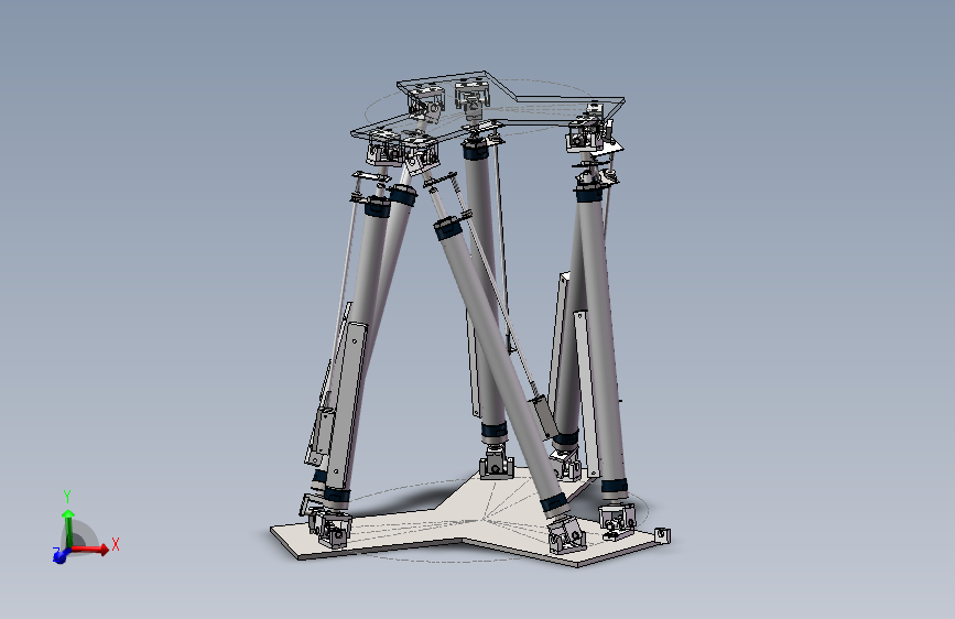 气动Stewart平台模型1.1