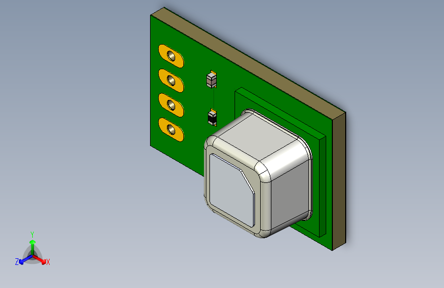 典型的SCD40传感器电路板