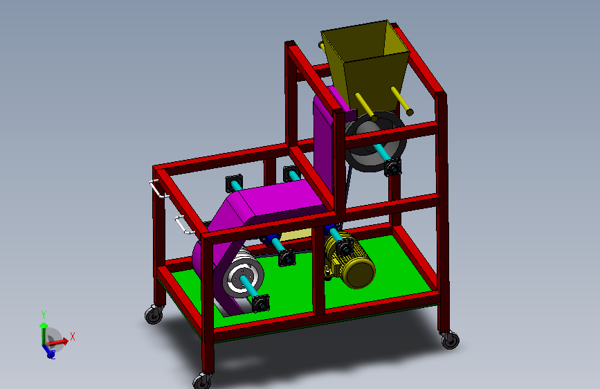 核桃剥壳机的设计【三维SolidWorks】