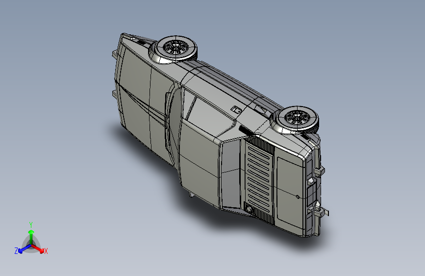 动态设计的FIAT X1-9模型