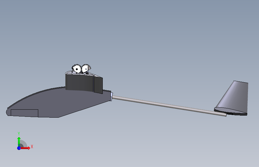 固定翼垂直起降小无人机