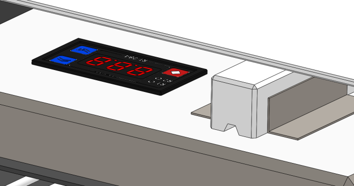 塑料袋口自动封膜装置