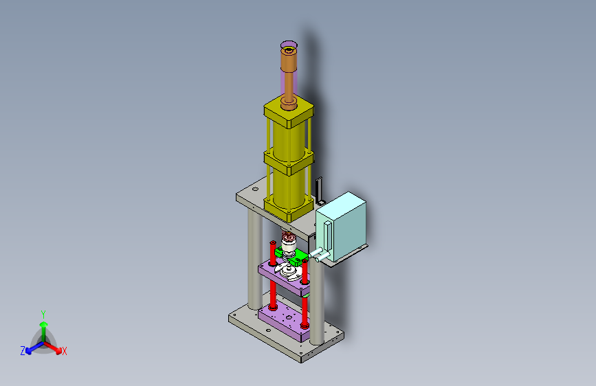 1吨桌面式气动冲床