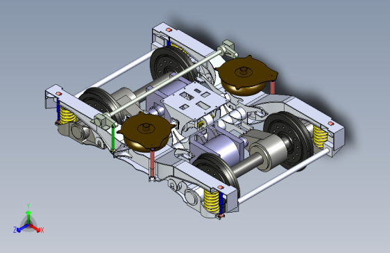 120km速度级B型地铁拖车转向架设计