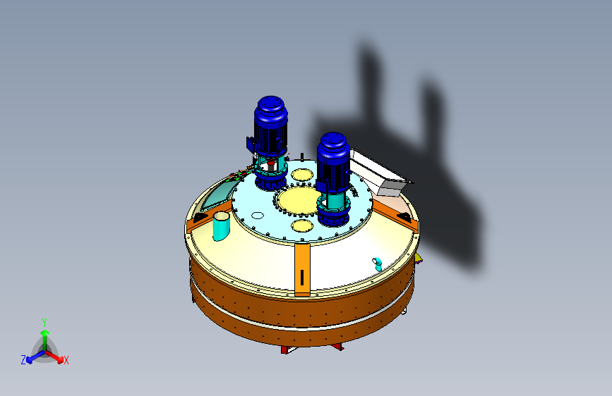 JN1500立轴行星搅拌机