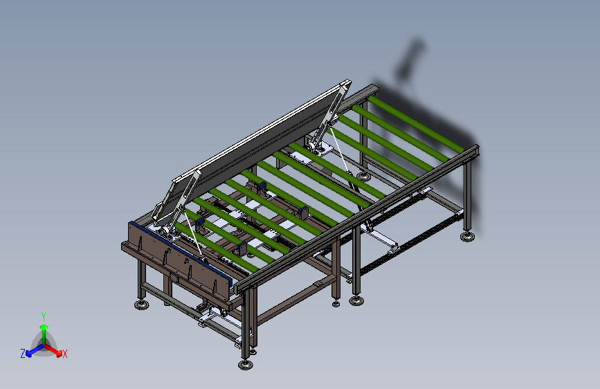板料居中-顶升机构