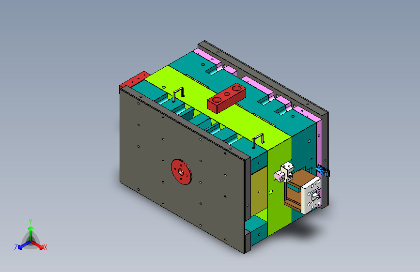 比亚迪汉后视镜外壳注塑模具设计