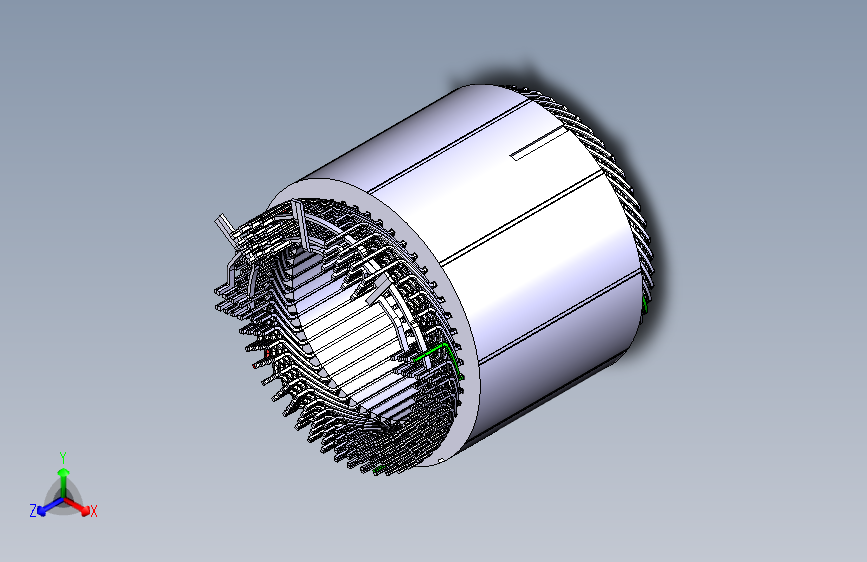 扁线驱动电机定子