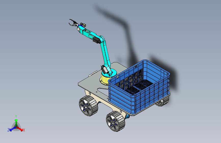 （草莓柑橘番茄苹果芒果）智能采摘机器人设计