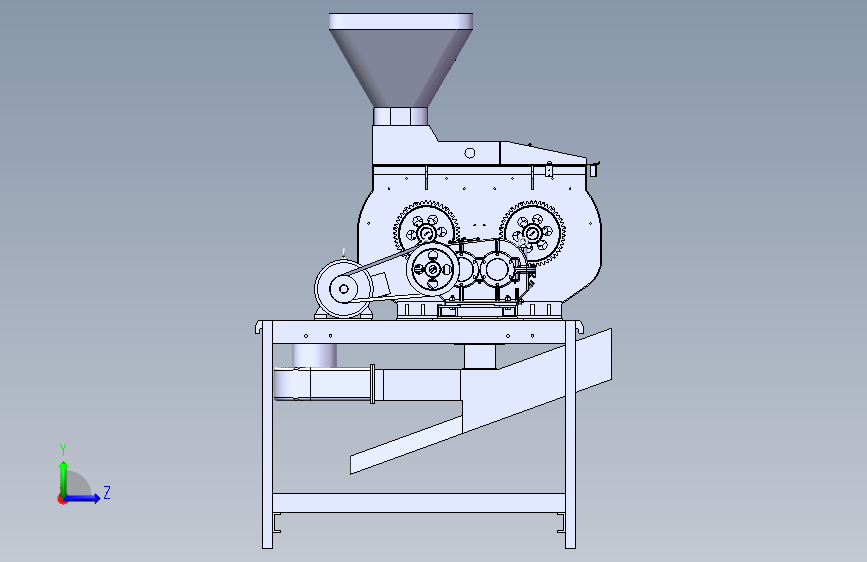 玉米脱粒机 1338527==wb130_SOLIDWORKS 2021_模型图纸下载 – 懒石网
