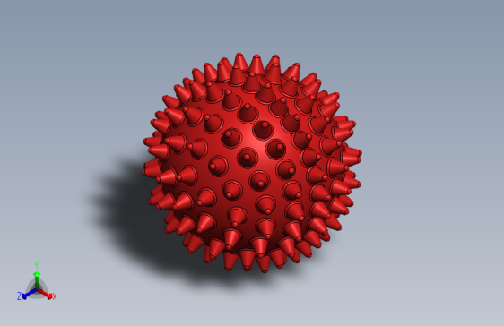 设计按摩球的软件模型