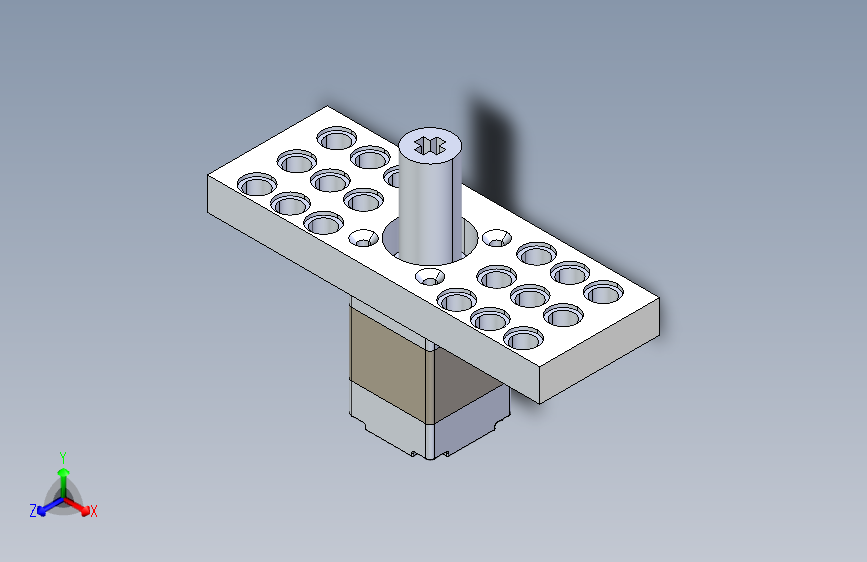 适配NEMA 8电机的乐高组件