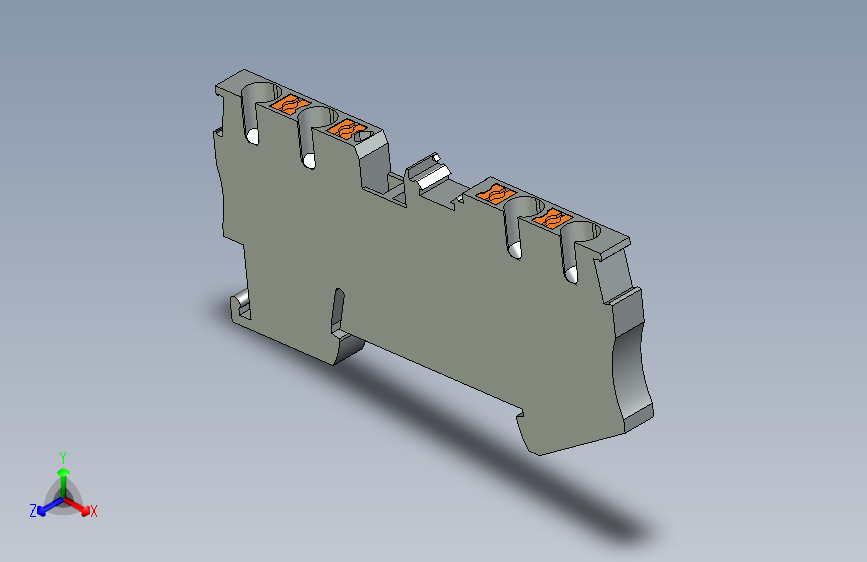 A0005390-菲尼克斯电气 3209578 接线端子  DIN 铁轨卡式连接器