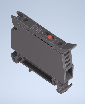 A0005407-魏德米勒 1886550000 端子块  DIN 铁轨推入式连接器 CAD (STEP)