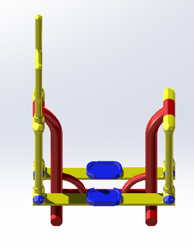户外健身器材-单人平步机