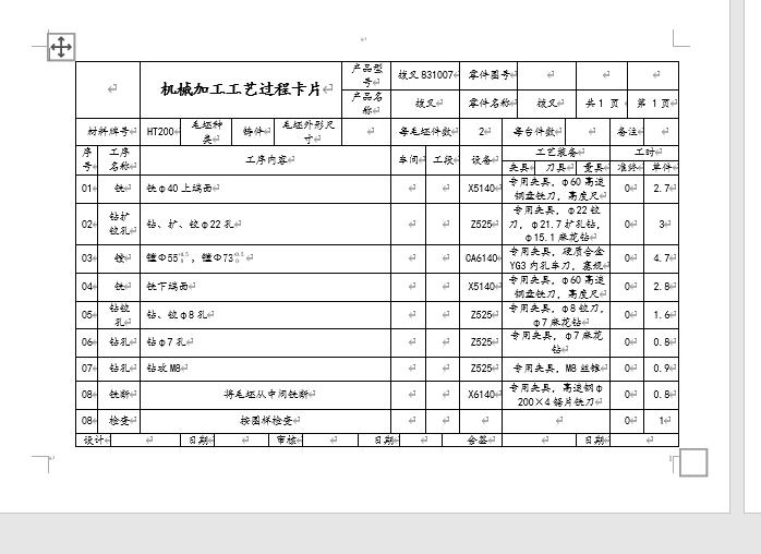CA6140机床拨叉(831007)工艺及钻M8底孔夹具设计 【含三维UG】