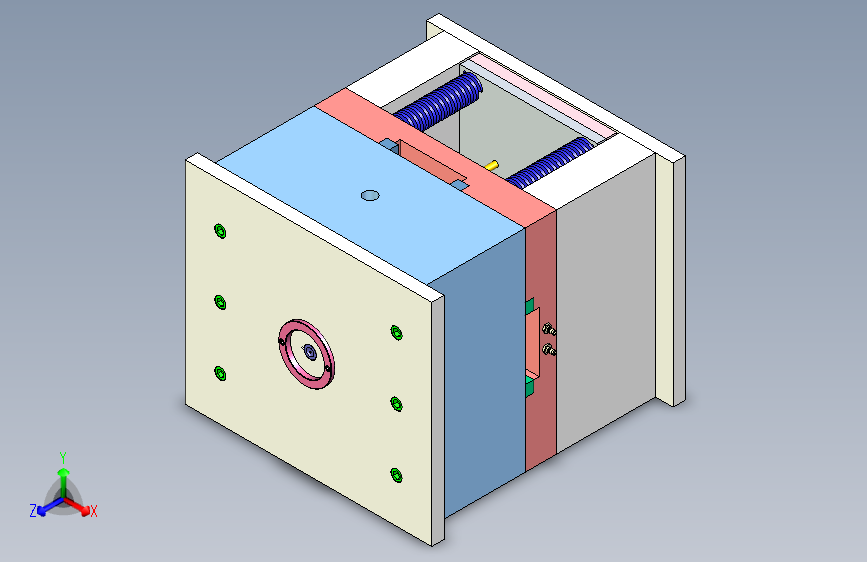 塑料凳注塑模具设计 1676380==wb100