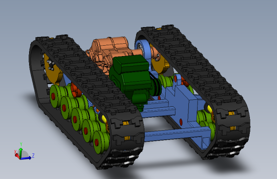 履带底盘移动小车 履带机器人底盘  782529