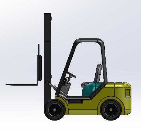 叉车三维模型