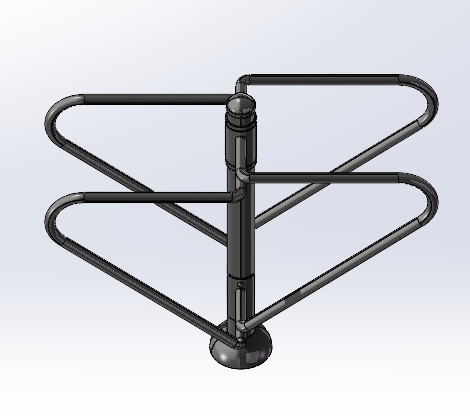 户外健身器材-左右双杆