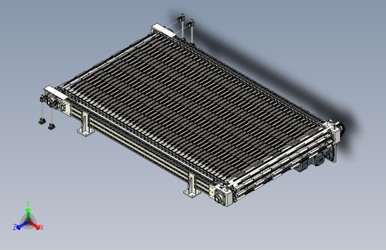 打孔链板线运输线加热冷却线