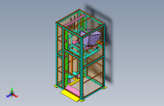 带翻斗废料升降机